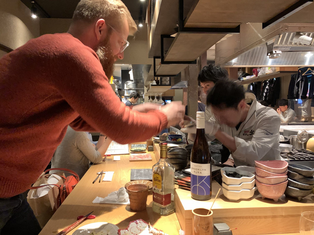 『Brooklyn Kura』の杜氏が福岡(朝倉)に日本酒と焼酎の勉強にやってきた!
